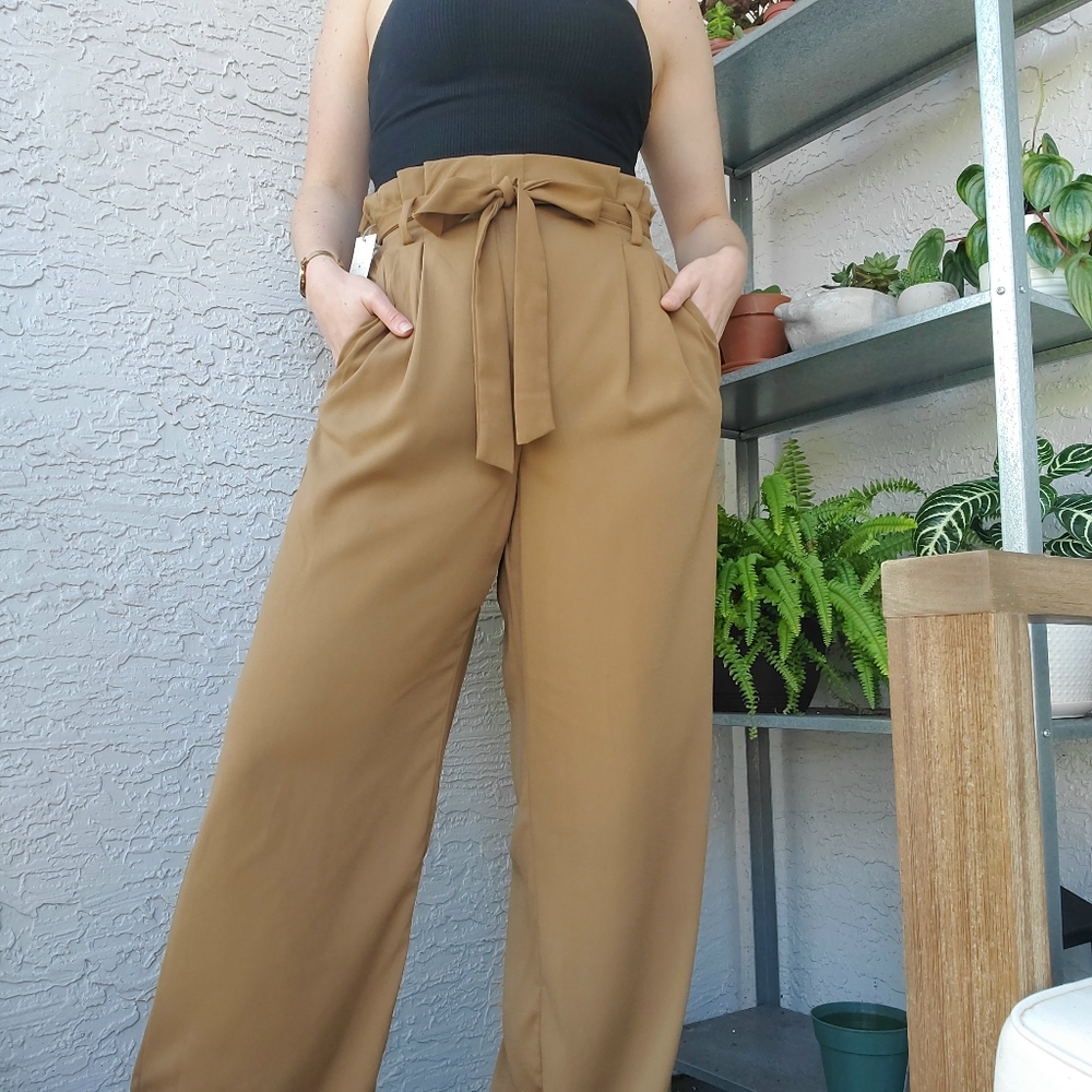 NWT A New Day Paperbag Waist Trousers